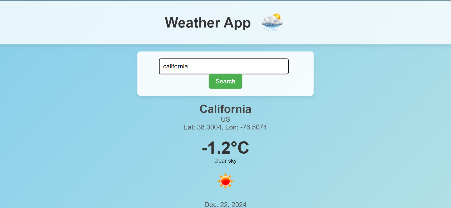 Weather App